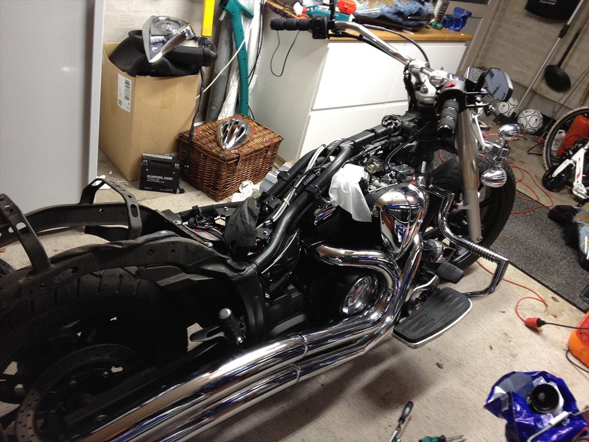 Yamaha XVS 950 Midnight Star  SOLGT - Vinterens ombygning billede 5