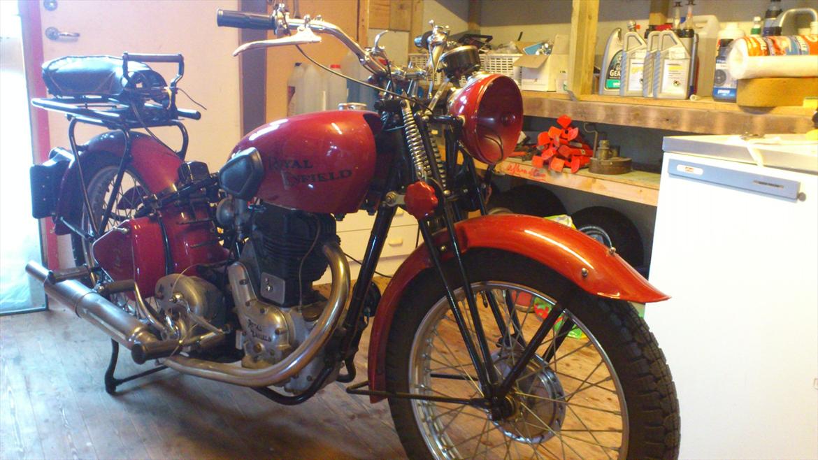 Royal Enfield C.O - Da jeg fik cyklen hjem billede 4
