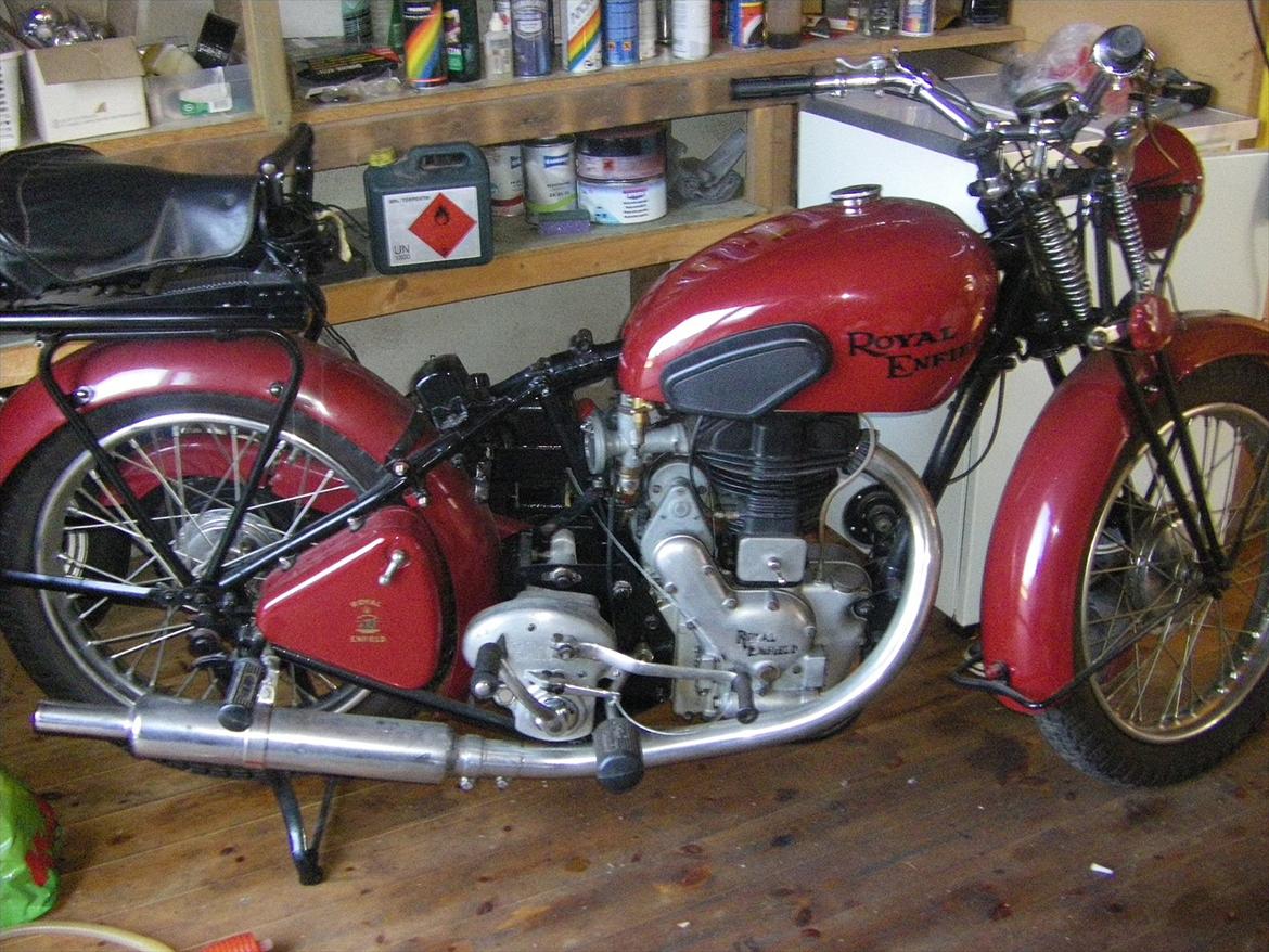 Royal Enfield C.O - Da jeg fik cyklen hjem billede 7