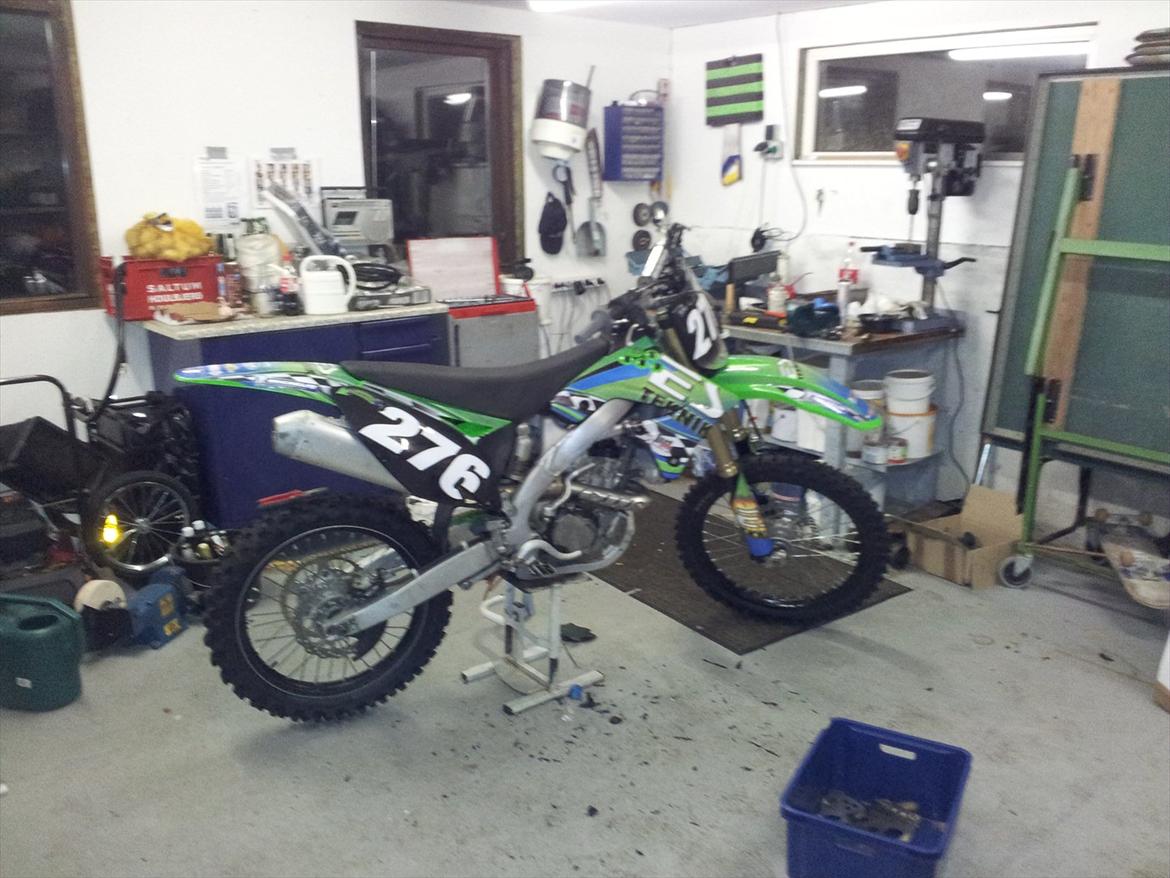 Kawasaki Kx250F - Som den ser ud nu.  billede 1