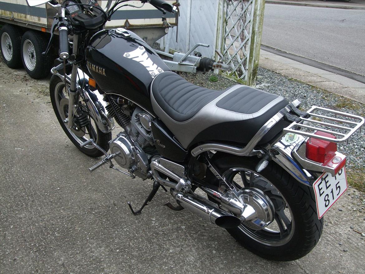 Yamaha virago - så er den ved at være klar, mangler lidt ved bagagebærer billede 4