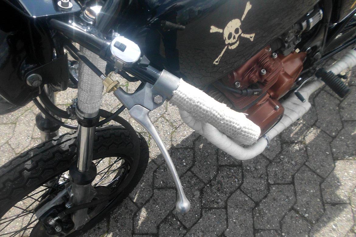 Honda CB400F supersport - koblingsgreb fra en mz,,kontakt fra en maxi puch.. billede 17