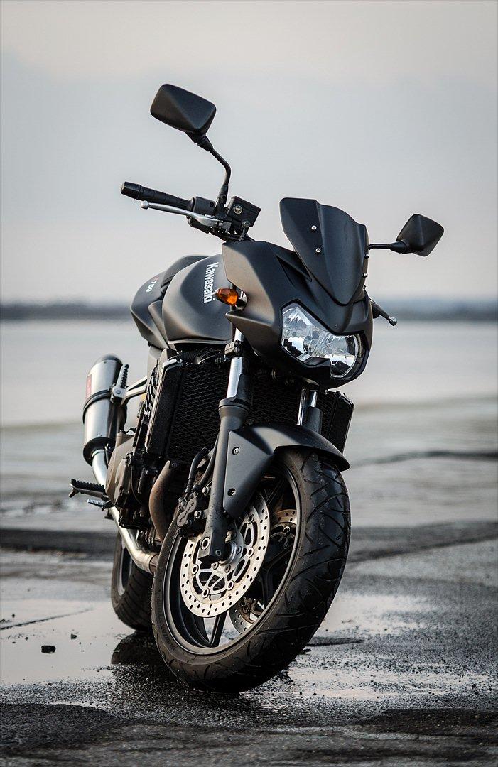 Kawasaki z 750 - lille fint billede på Aalborg portland billede 1