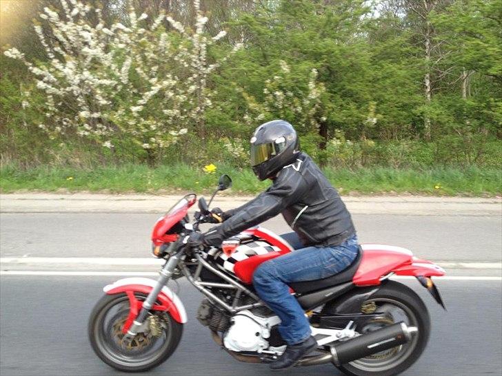 Ducati Monster 620 si.e Corse “ stjålen” - Min søn på første tur, efter den har fået power commander på... billede 4