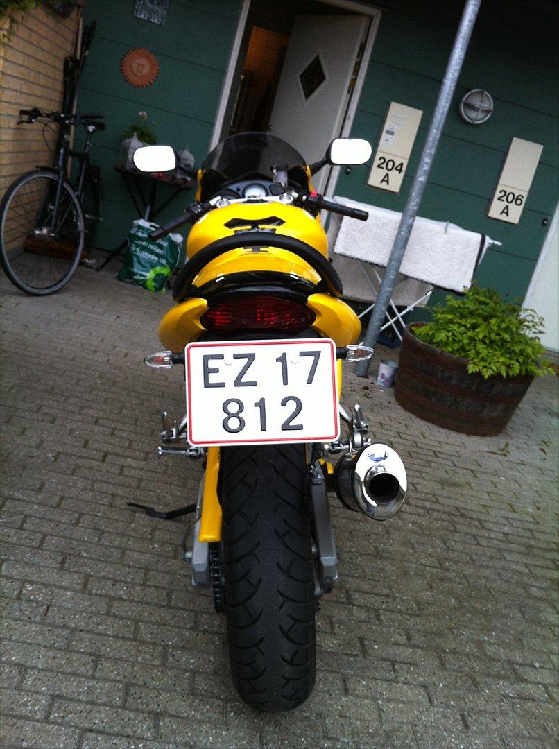 Suzuki SV 650 S - Så fik jeg fjernet den grimme "skolecykel" holder. syntes selv det er lidt pænere efter nr. plade er flyttet.  billede 8