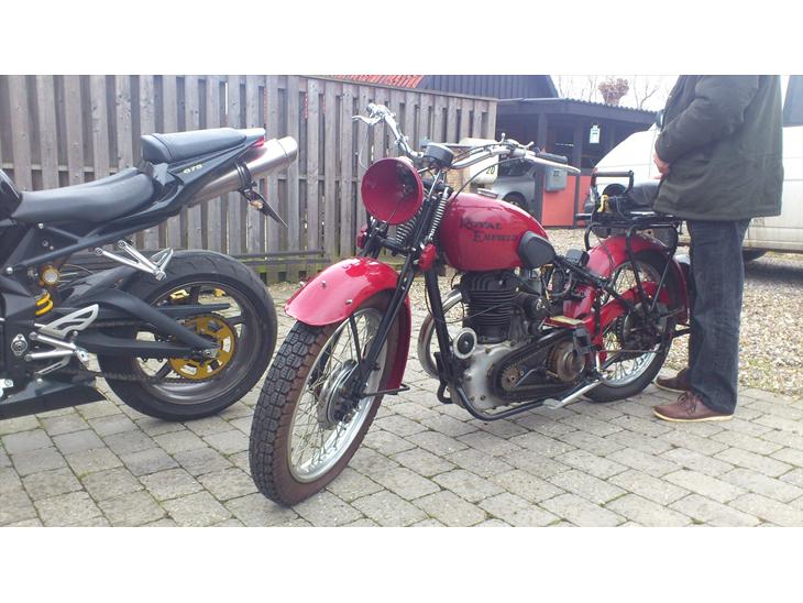 Royal Enfield C.O - Da jeg fik cyklen hjem billede 1
