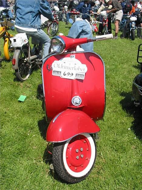 Vespa Gran Turismo - Ved oldtimerløb i Gråsten 2003. Vandt ikke...  billede 4