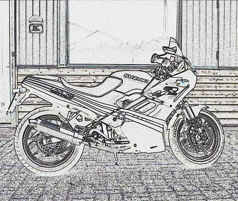 Suzuki GSX-R  *solgt* - Så leges der lidt i Photo Editor:) billede 10