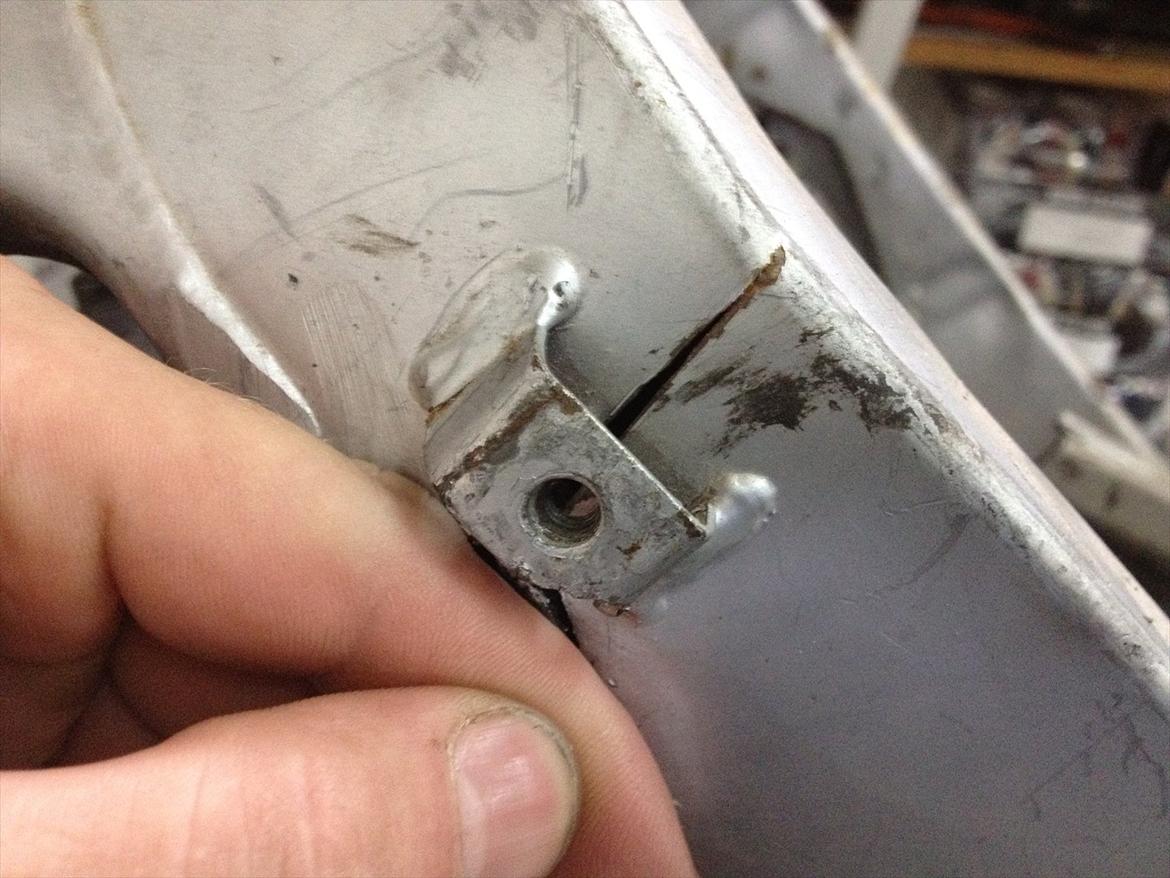 Honda Cbr 600 - Hov det er en ommer, det kunne den sku ikke holde til. Det skal nok forstærkes lidt mere. billede 3