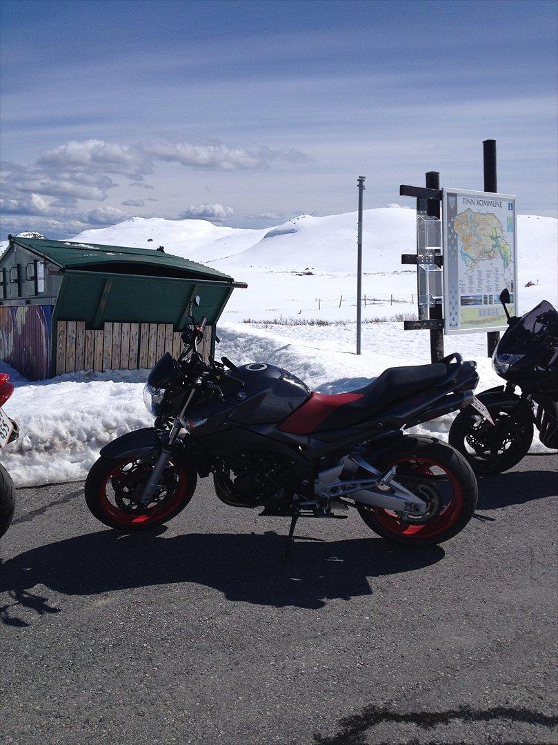 Suzuki GSR 600 A - Koldt på toppen - Gaustatoppen Norge. billede 10