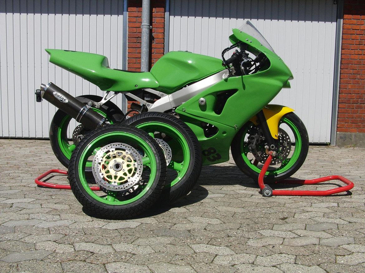 Kawasaki Zx6R Baneracer "SOLGT" billede 2