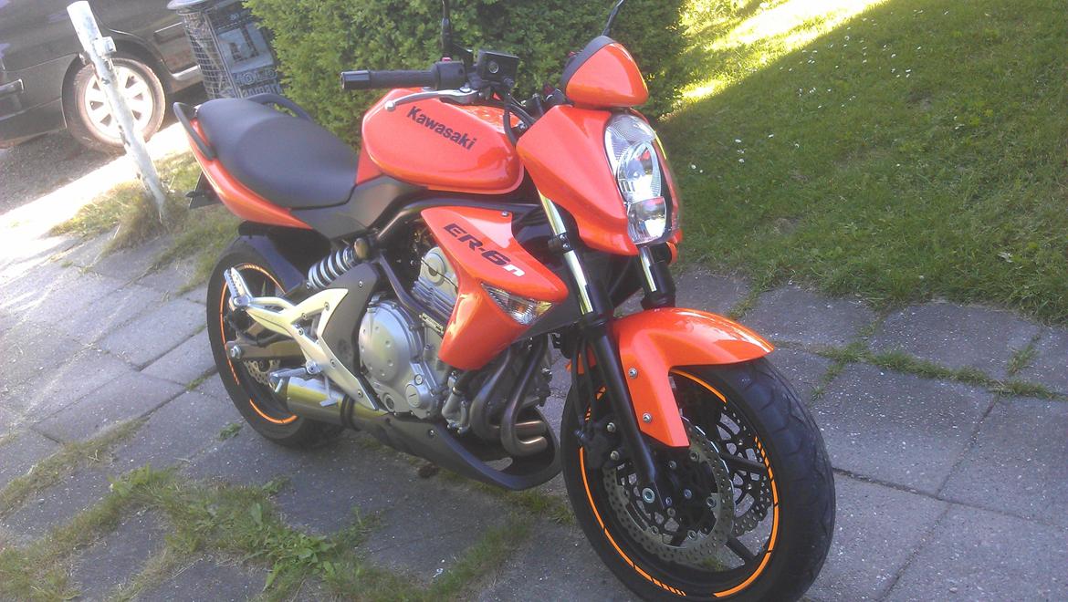 Kawasaki er6n (SOLGT) billede 2
