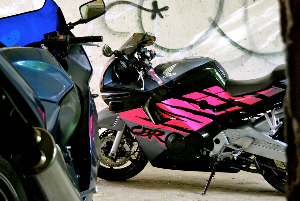 Honda CBR 600 F2  (GIV ET BUD) - Fra et photoshoot jeg lavede med en kammerat.. :) billede 5