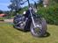 Honda vt 600 shadow Bobber - Vindskærm monteret mellem  styret.. ikke særlig smart, men det er dejligt når man kører uden hjelm. :o)