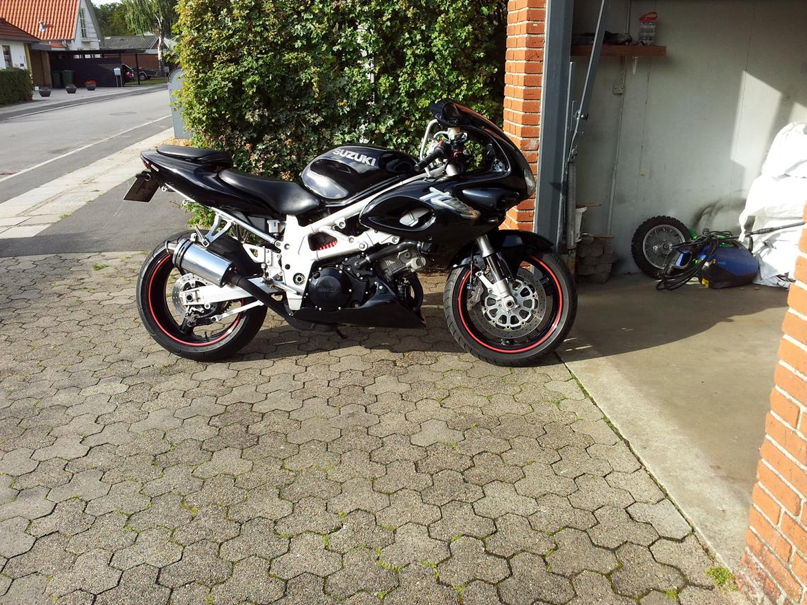 Suzuki TL 1000 S - Med små spejle og plov, som den ser ud lige nu. billede 6