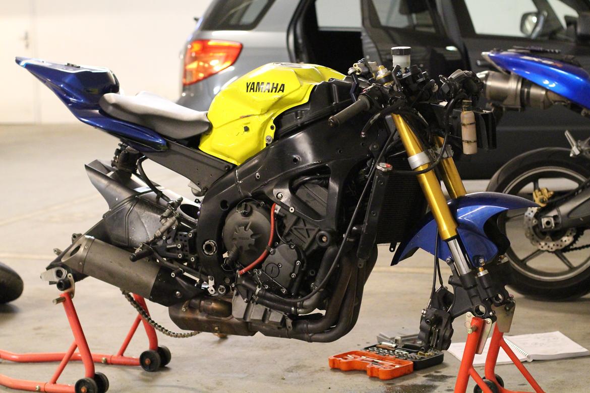 Yamaha R6 (baneged) - Klargøring til Anderstorp billede 11
