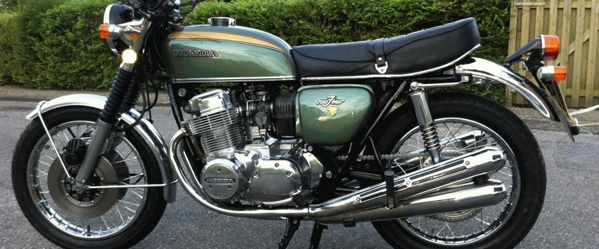 Honda CB750K2 SOLGT 1972 Farve Green Valley Metallic Honda CB750K2 SOLGT 1972 Farve Green Valley Metallic