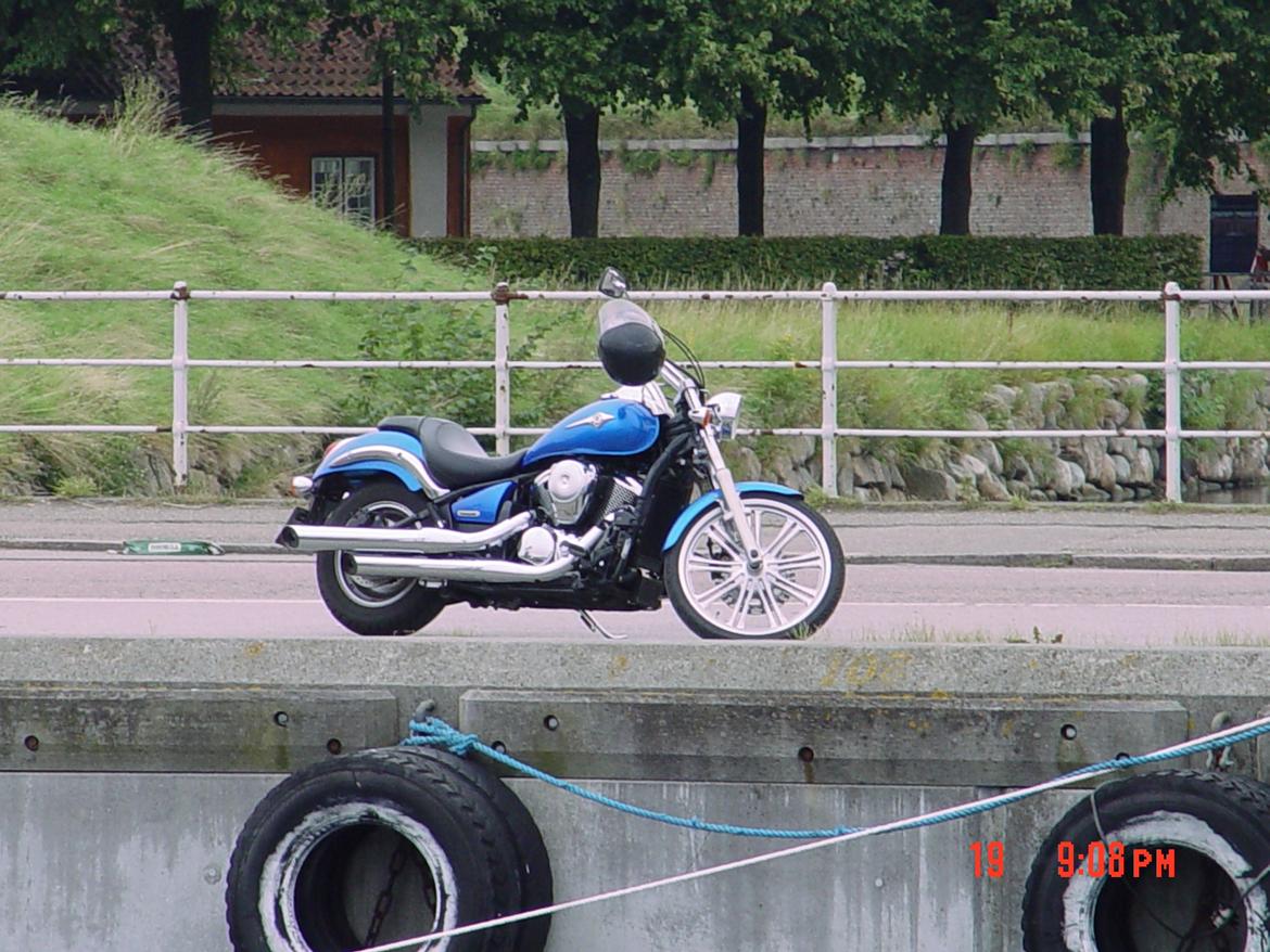 Kawasaki 900 vn - Helsingør havn
ved Kronborg billede 6