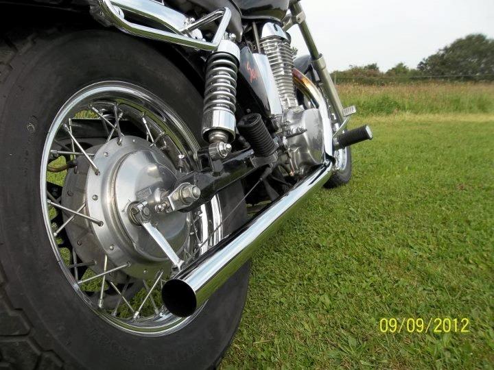 Suzuki LS650 Savage - Endnu et med dragpipe. billede 3