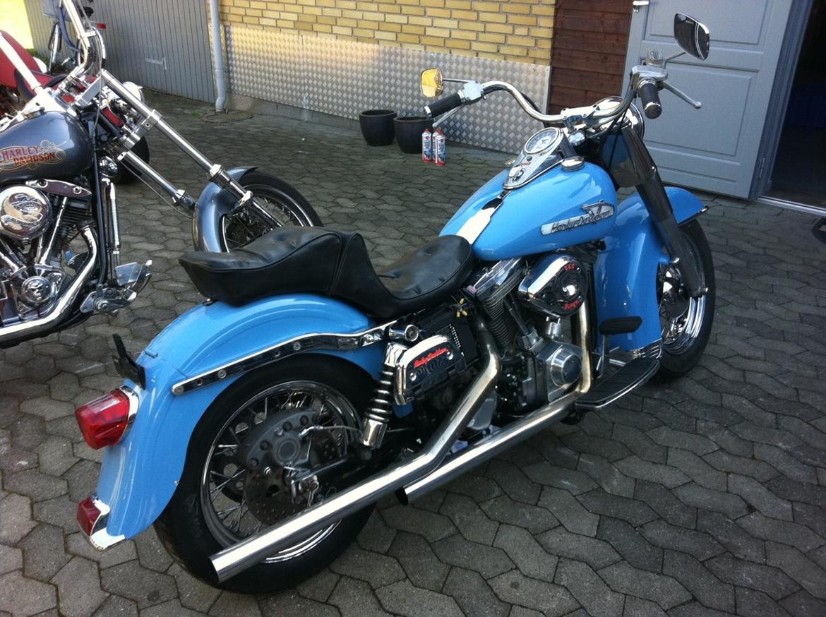 Harley Davidson FLH - Sådan så den ud da jeg købte den. billede 5