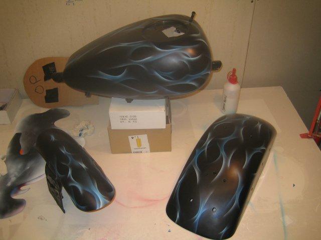 Yamaha xs 650 - nymalet,mangler bare klarlak. billede 7