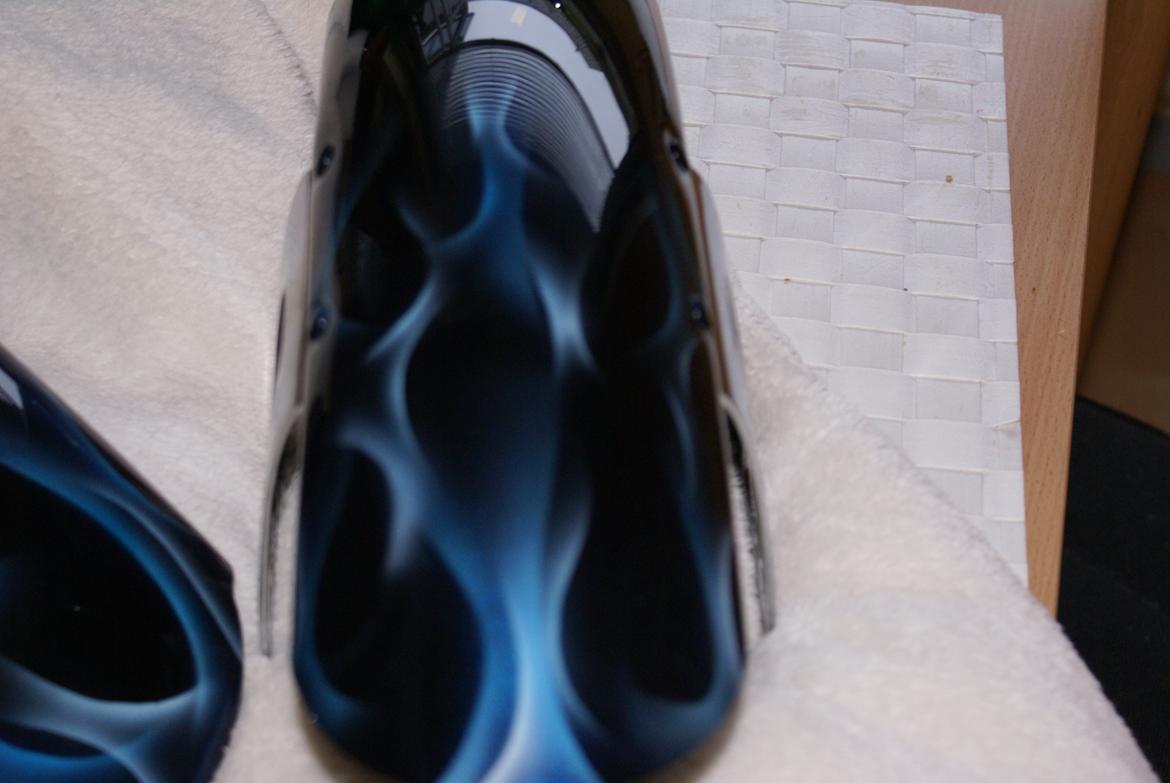 Yamaha xs 650 - sidste gang klarlak med glimmer under billede 14