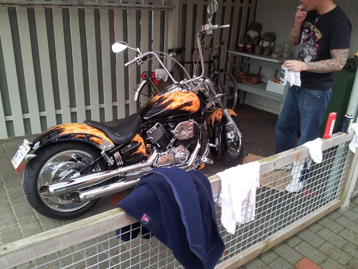 Yamaha dragstar - vaskedag billede 3