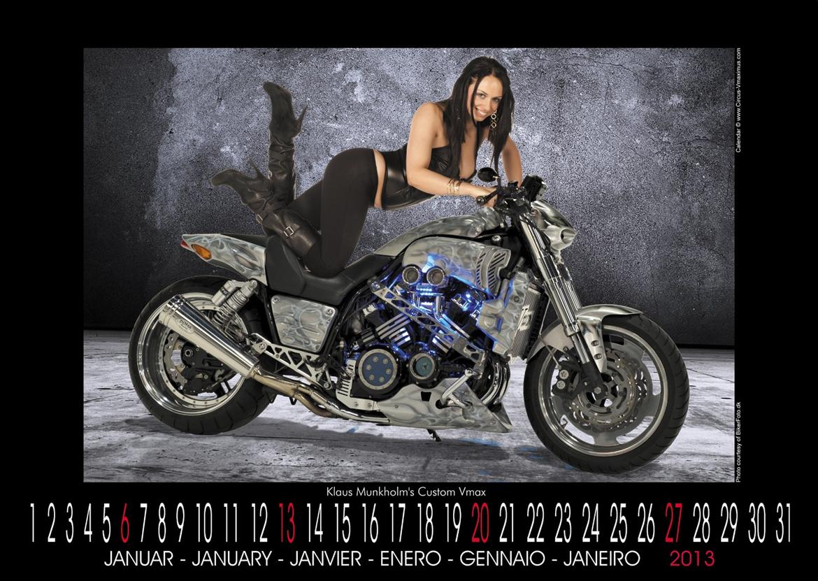Yamaha 1200 Vmax Solgt* - Kalender Billed fra  England af min Vmax billede 1