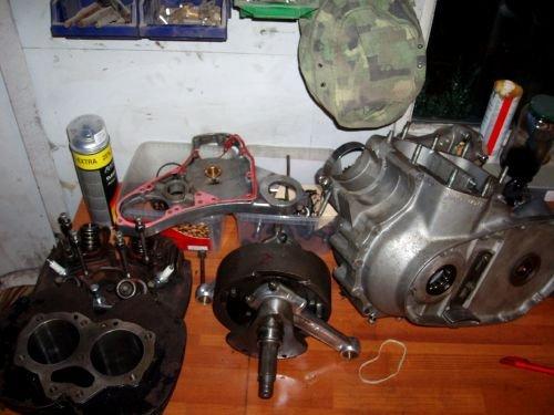 BSA A7/A10 - d 03-11-12 motoren er un adskilt igen  billede 11