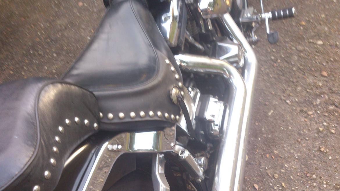 Harley Davidson Fatboy Solgt - Ny udstødning billede 6