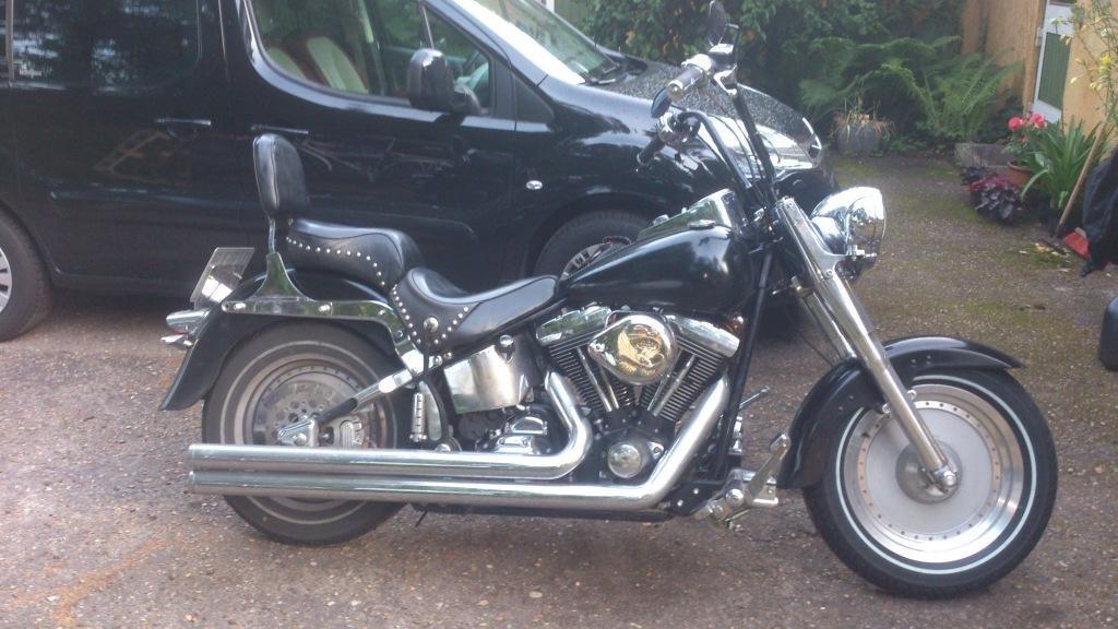 Harley Davidson Fatboy Solgt - 

Ny udstødning billede 8