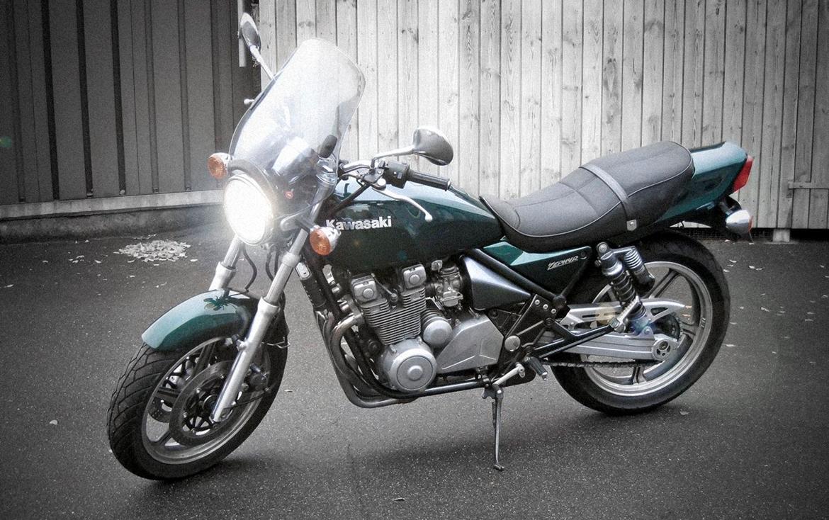 Kawasaki ZR 550 B4 Zephyr **solgt** - På vej i vinterhi 2012 billede 4