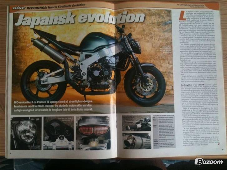 Honda CBR 900 Street Fighter - Den har været i Bike en gang. Tror det er ca 3 år siden billede 5