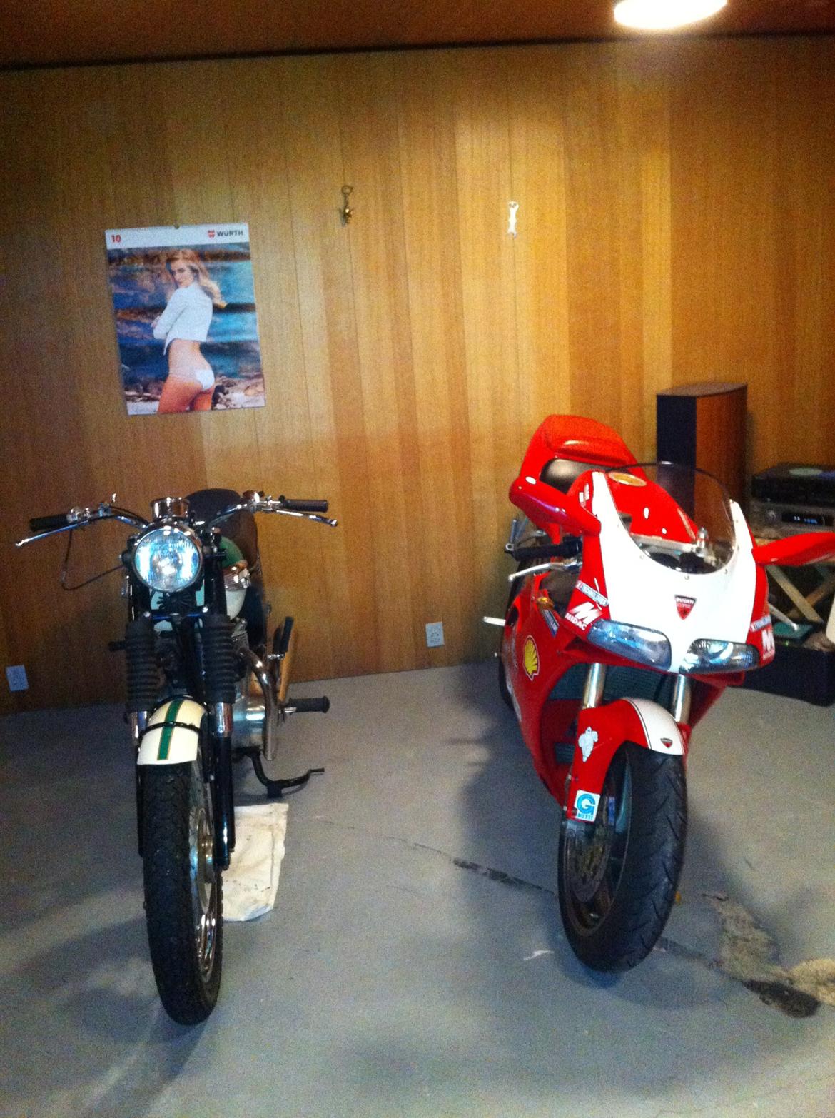 Ducati 996 Biposto - vinter opbevaring med den gamle dame. billede 14