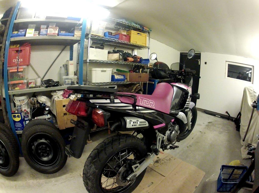 Yamaha TDR 125 [solgt] - Lige kommet hjem til dens nye opholdssted.  billede 1