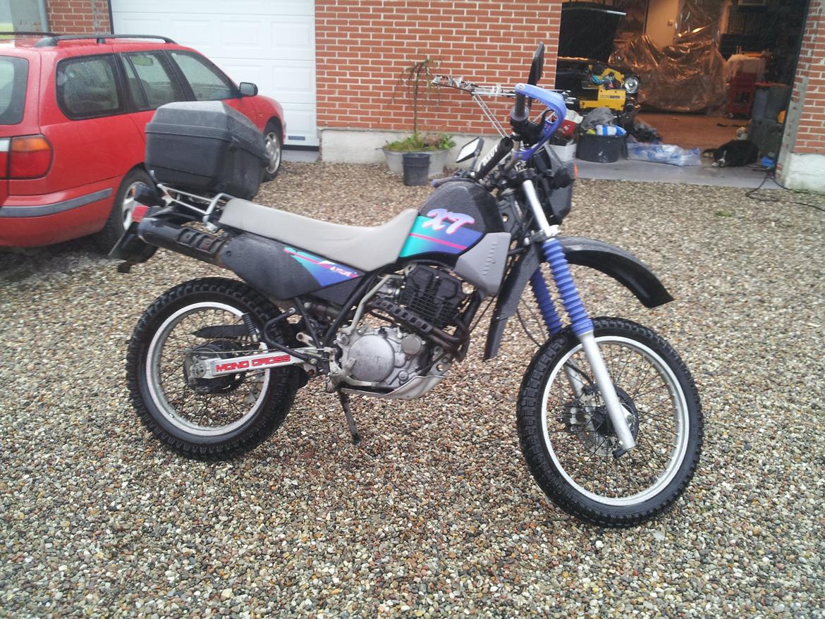 Yamaha XT 350 - Den dag jeg hentede den :) billede 2