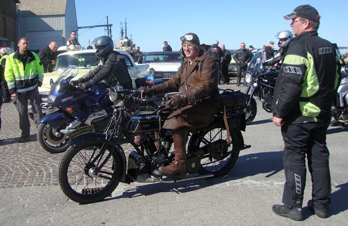 AJS 6 hk model D - På tur til Stubbekøbing Veteran motorcykel museum april 2012 billede 8