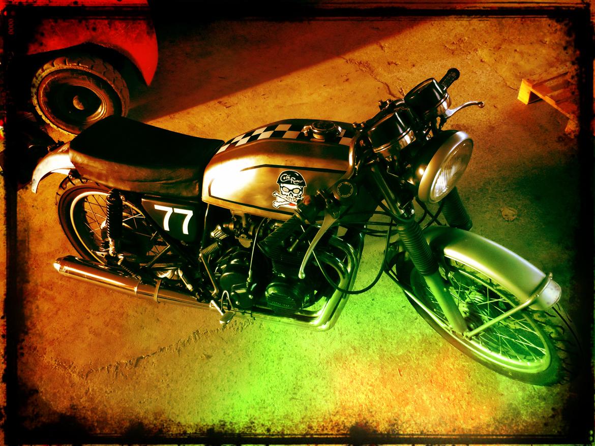 Honda Cb 400 F - arrr det er sku da kunst på højt plan ;-) billede 6