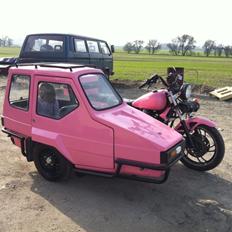 Yamaha xv 1000 tr1 m. sidevogn