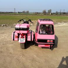 Yamaha xv 1000 tr1 m. sidevogn