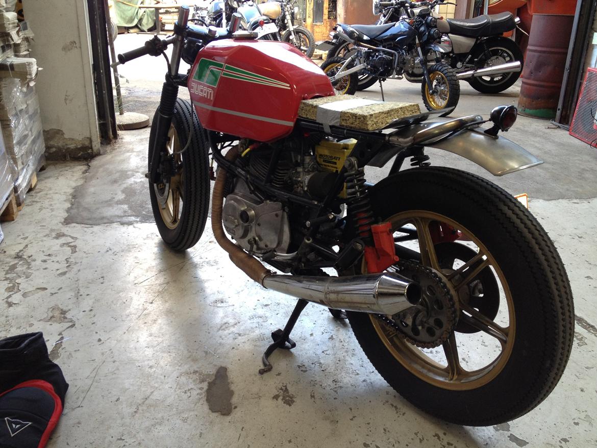 Ducati 650 SL Pantah Cafe Racer - Afhentning hos Wrenchmonkees. billede 13