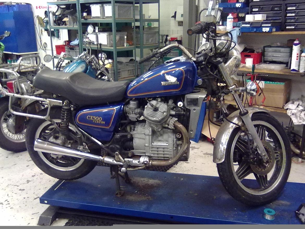 Honda cx500 custom - samlet og klar til syn billede 9