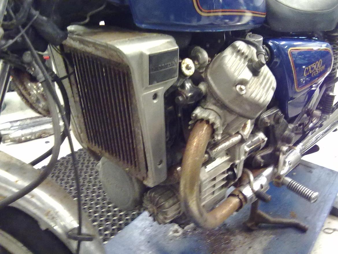 Honda cx500 custom - køleren billede 8