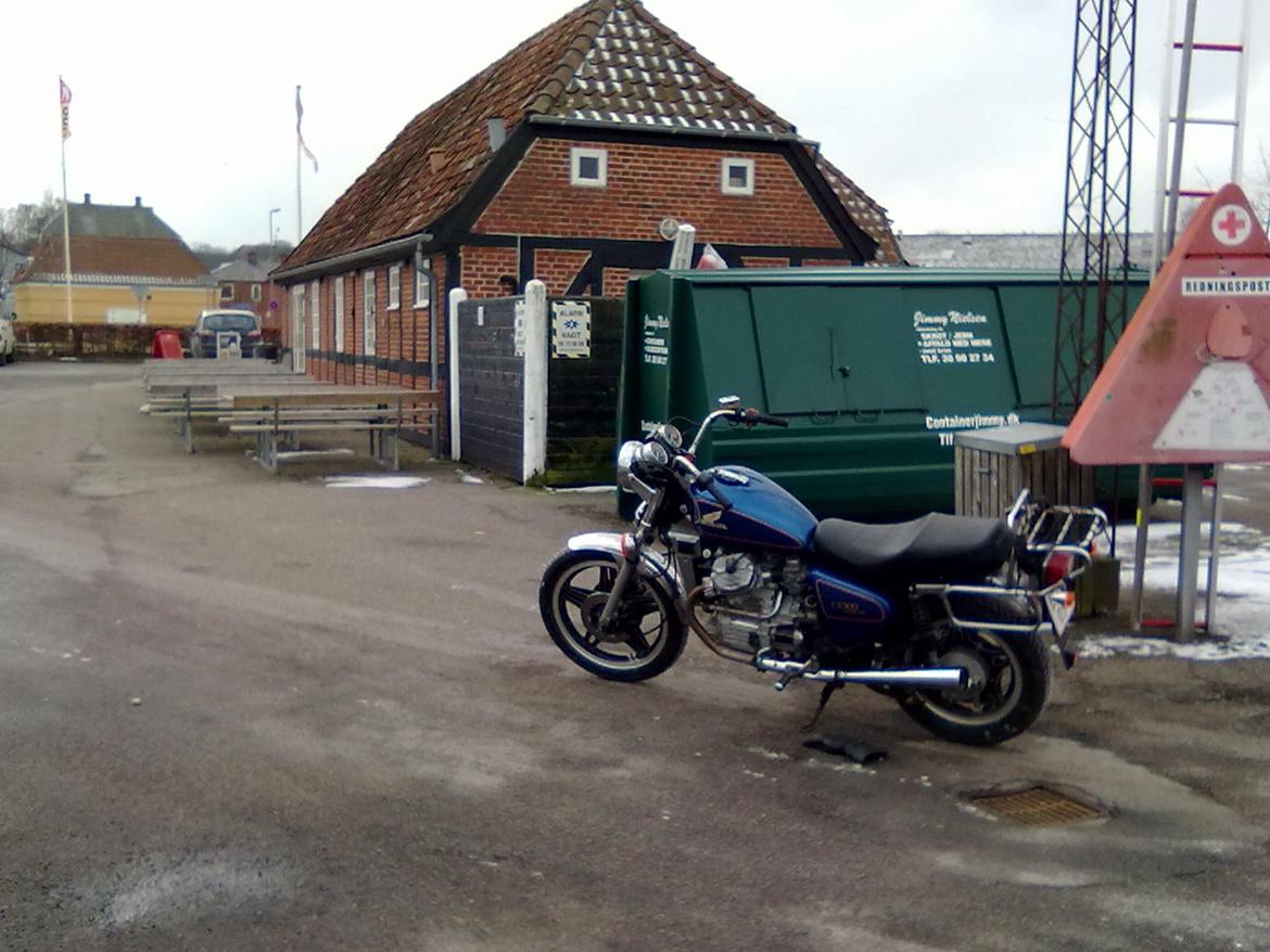 Honda cx500 custom - årets første tur til mariager billede 5
