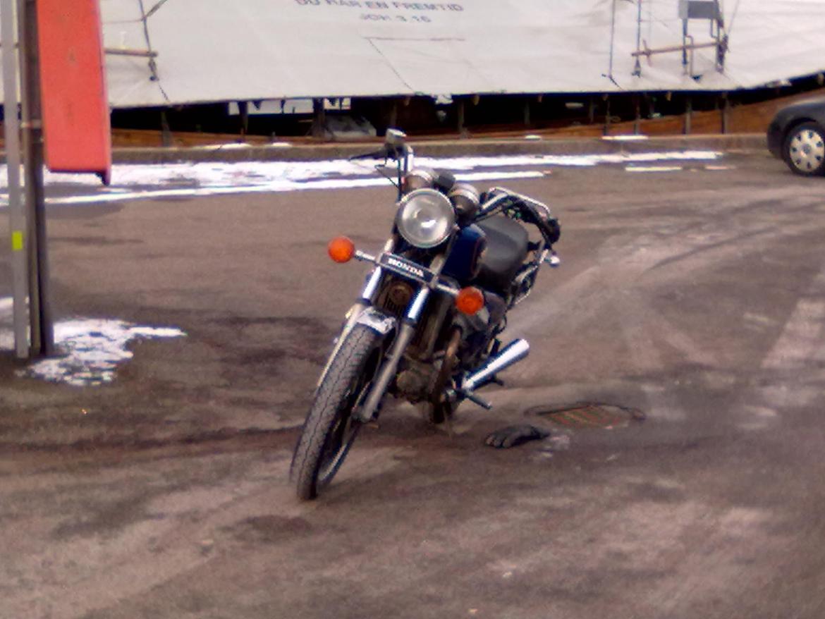 Honda cx500 custom - årets første tur til mariager. billede 4