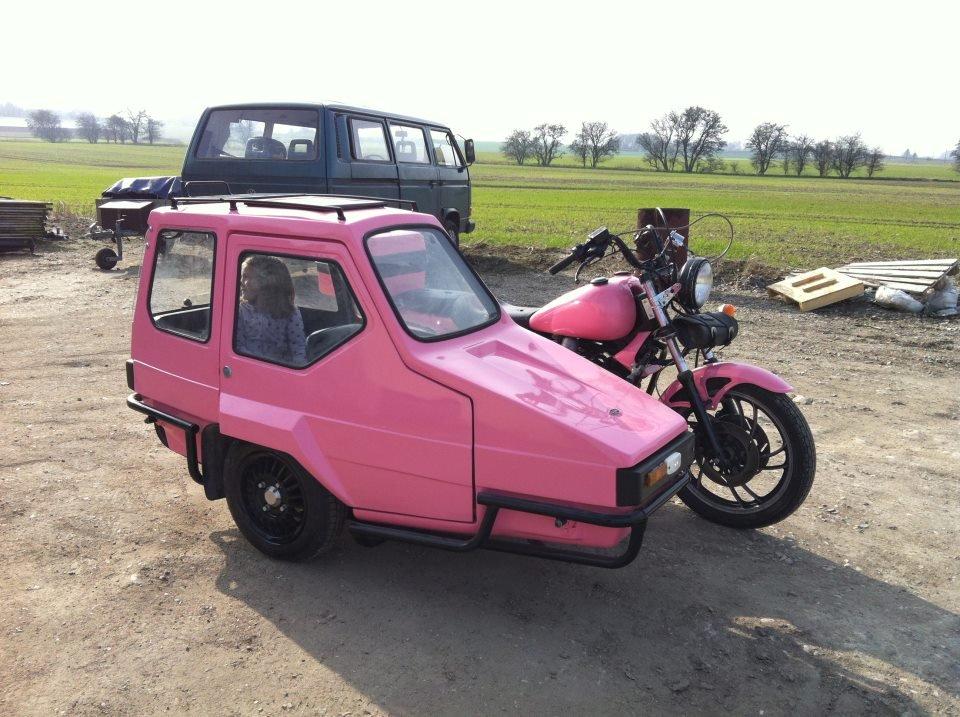 Yamaha xv 1000 tr1 m. sidevogn billede 2