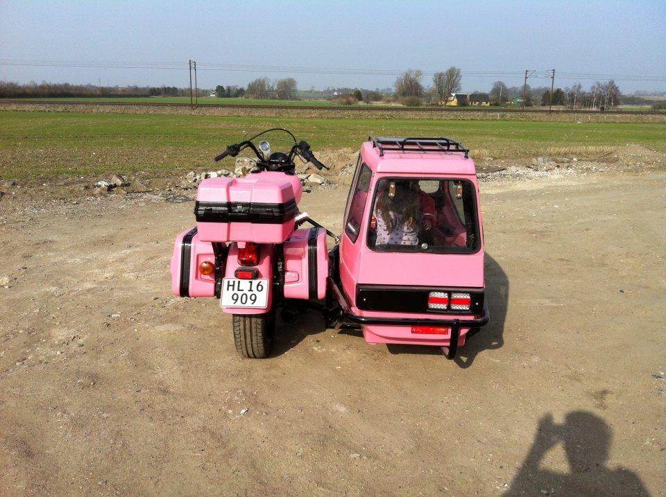 Yamaha xv 1000 tr1 m. sidevogn billede 3