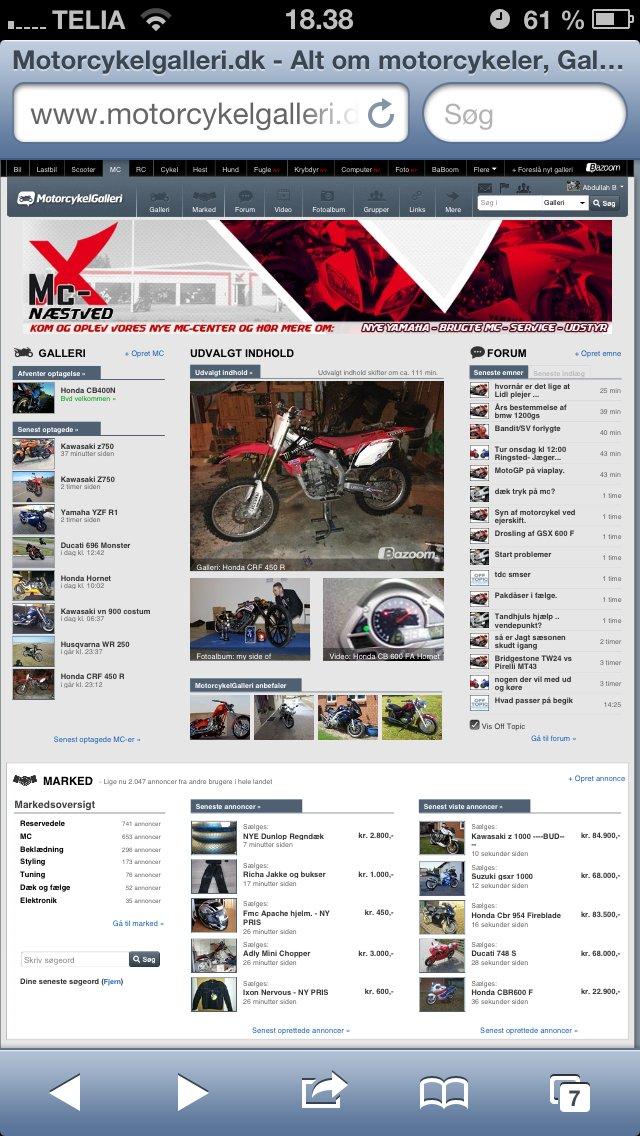 Honda CRF 450 R - På forsiden:D billede 15