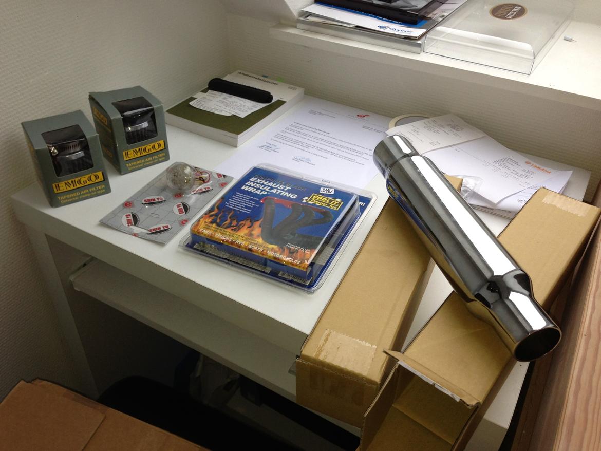 Honda CB 400 N - Dele bestilt i vinteren 12/13, til montering i løbet af foråret 2013 billede 5