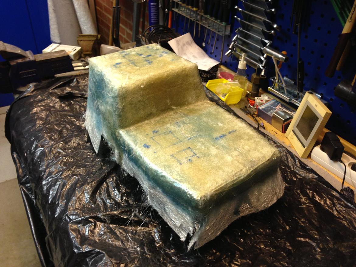 Honda CB 400 N - Ny sædeskal støbt i glasfiber, skal monteres inden sommerferie 2013 billede 6